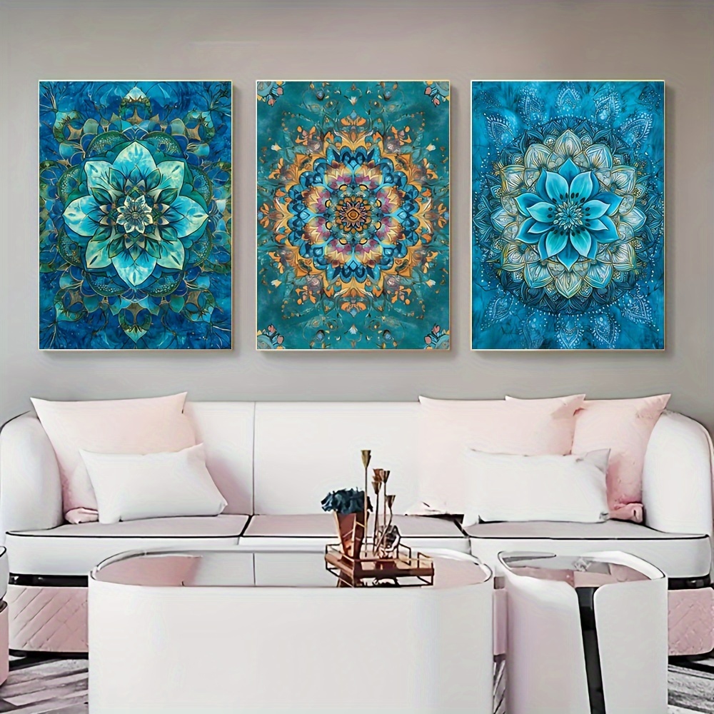 Abstract Canvas Set - (Tanpa Bingkai, 3 buah) – 3