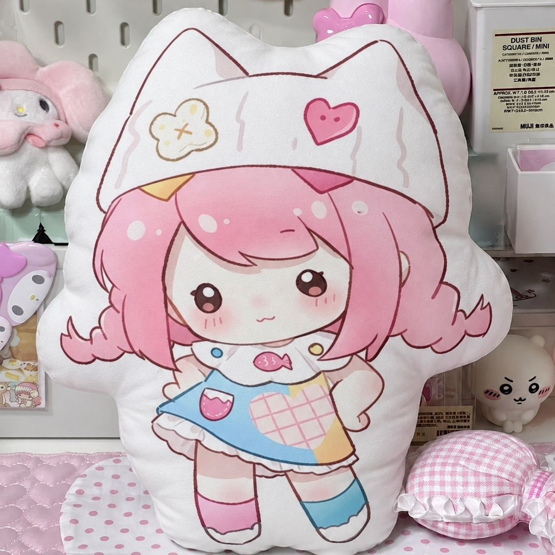 Throw Pillow - Infinity Nikki, Bantal Lembut Berbentuk Boneka