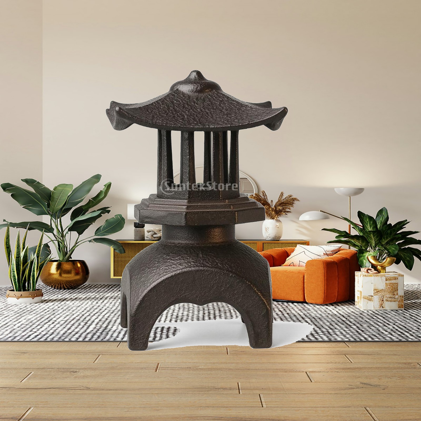 Candle Holder Decor - Lentera Besi Cor Klasik Tempat Lilin