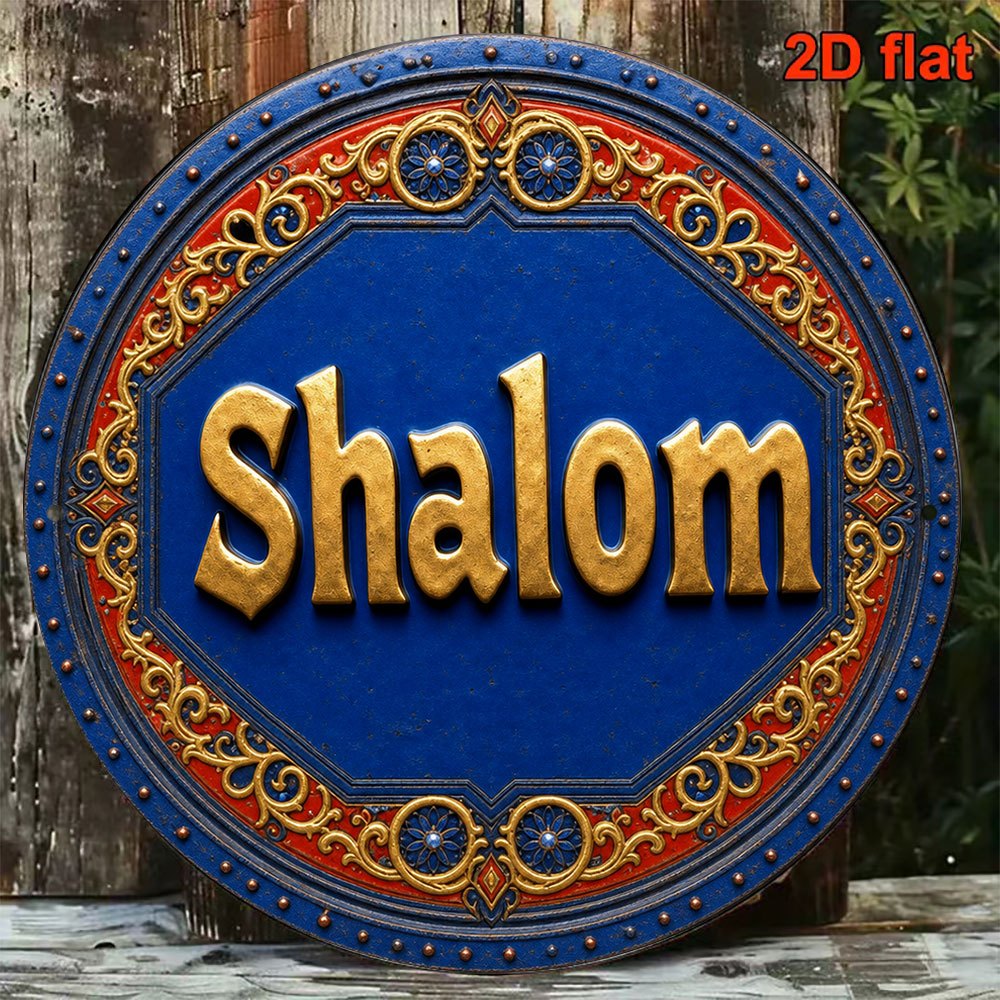 Wall Art - CIFBUY Hiasan Dinding Aluminium Retro Tahan