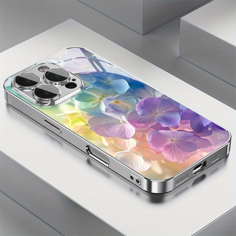 Vase Decor - Casing Ponsel Kaca Berlapis Elektro dengan