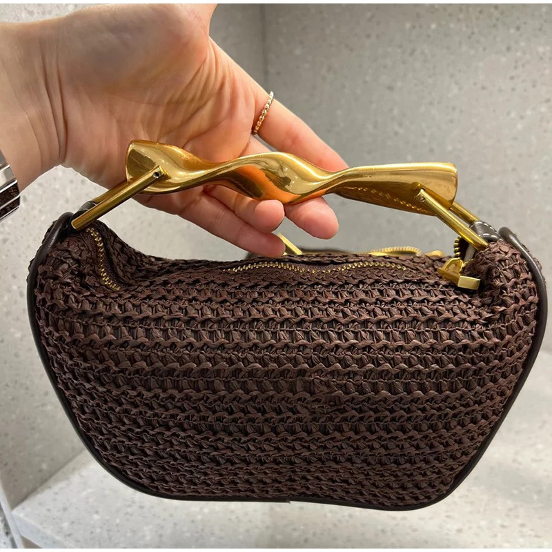 Interior Design High End - Tas Tangan Tenun Tangan Merek Pegangan