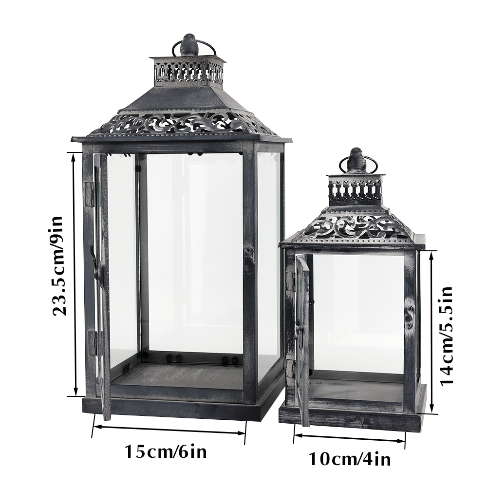Set Dua Lentera Lilin Gantung  - Candle Holder Decor ulasan dan harga