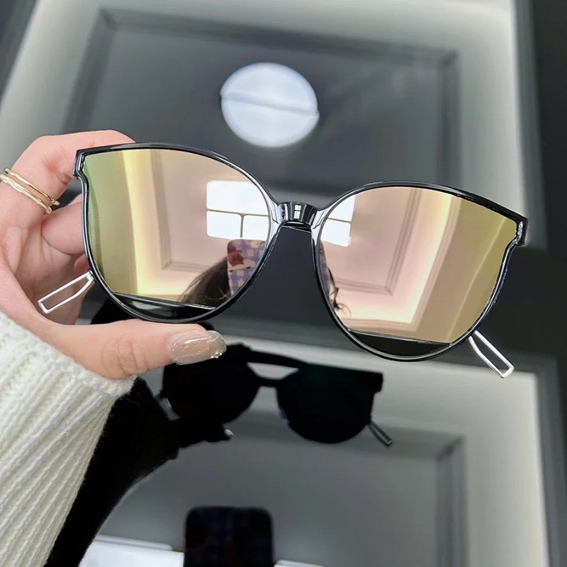 Kacamata Hitam Vintage Cat Eye - Decorative Mirror ulasan dan harga