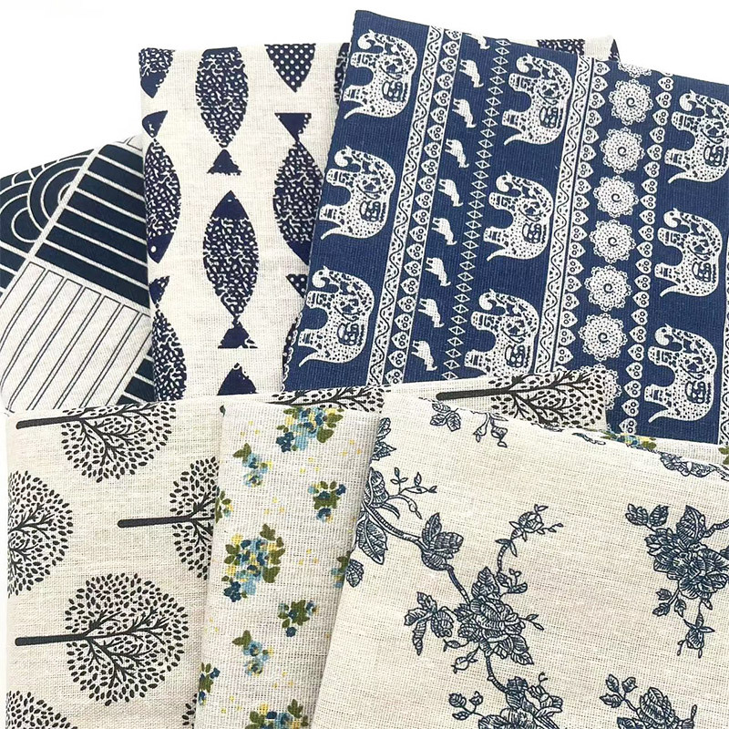 Kain Campuran Katun Linen Moti - Curtain Curtain ulasan dan harga