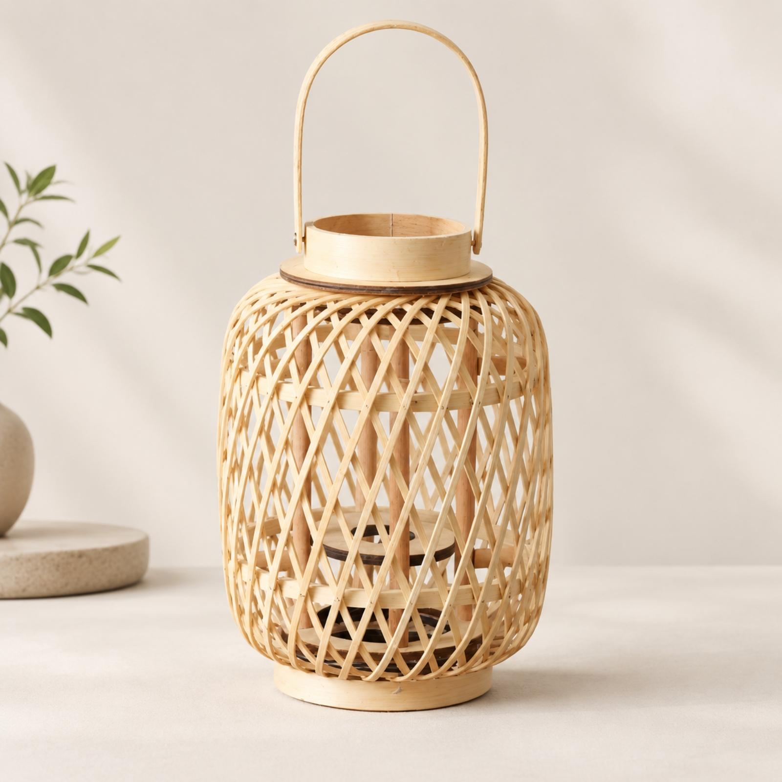 Lentera Lilin dari Bambu, Dibu - Candle Holder Decor ulasan dan harga