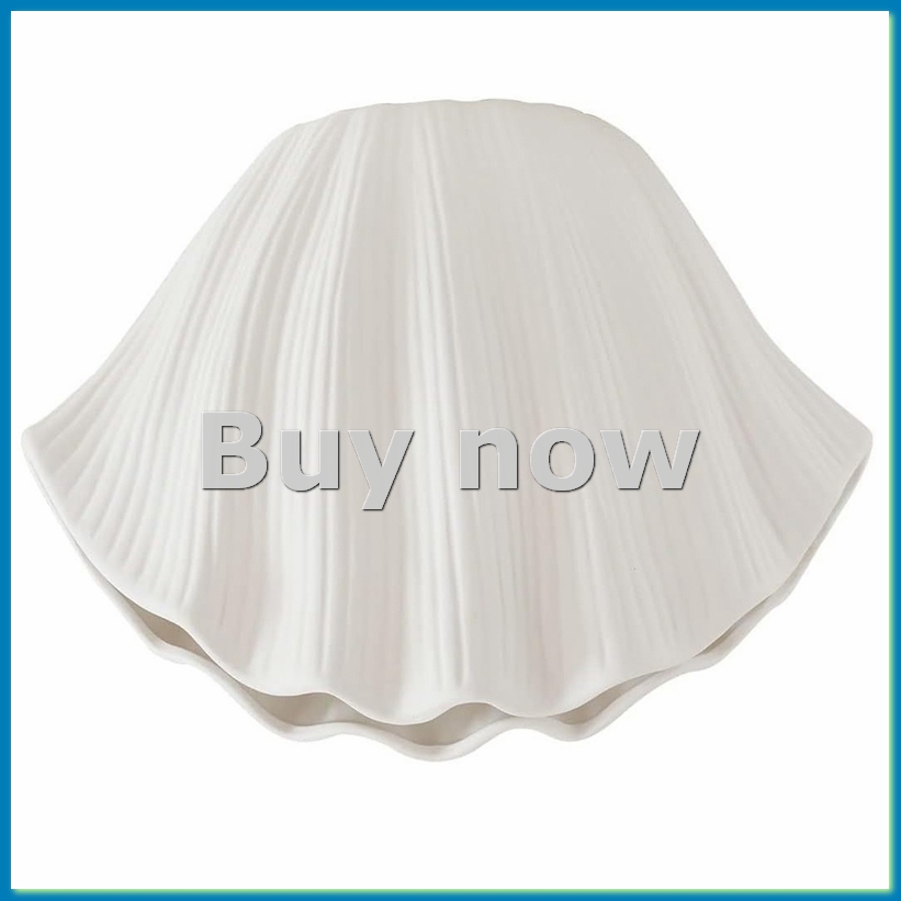 Vas Keramik Berbentuk Kerang G - Vase Decor ulasan dan harga