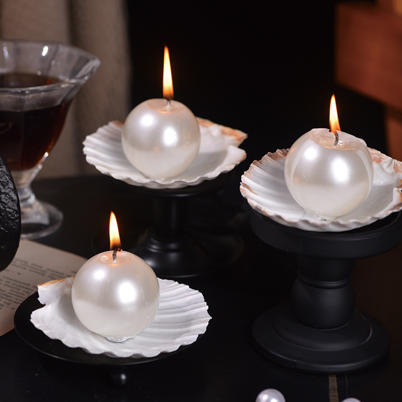 Lilin Bola Mutiara Elegan deng - Candle Holder Decor ulasan dan harga