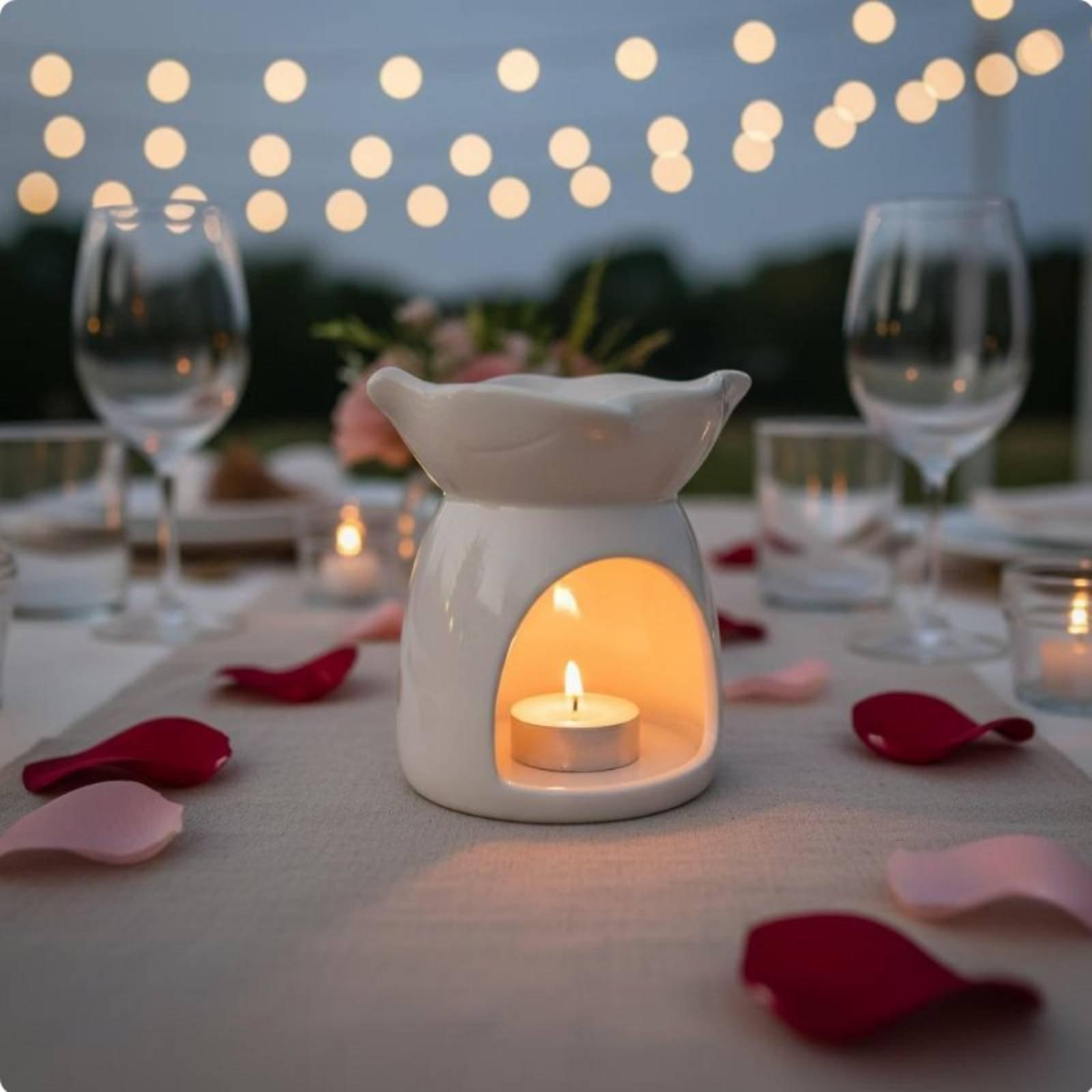 Tempat Lilin Keramik Pengharum - Candle Holder Decor ulasan dan harga