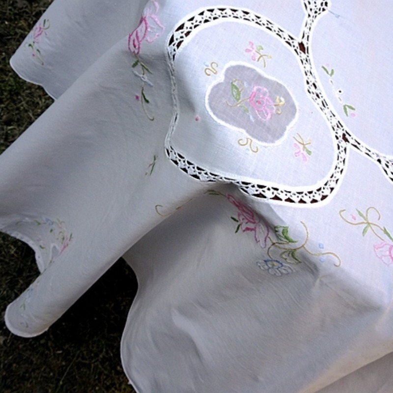 Taplak meja katun murni dengan - Table Runner ulasan dan harga