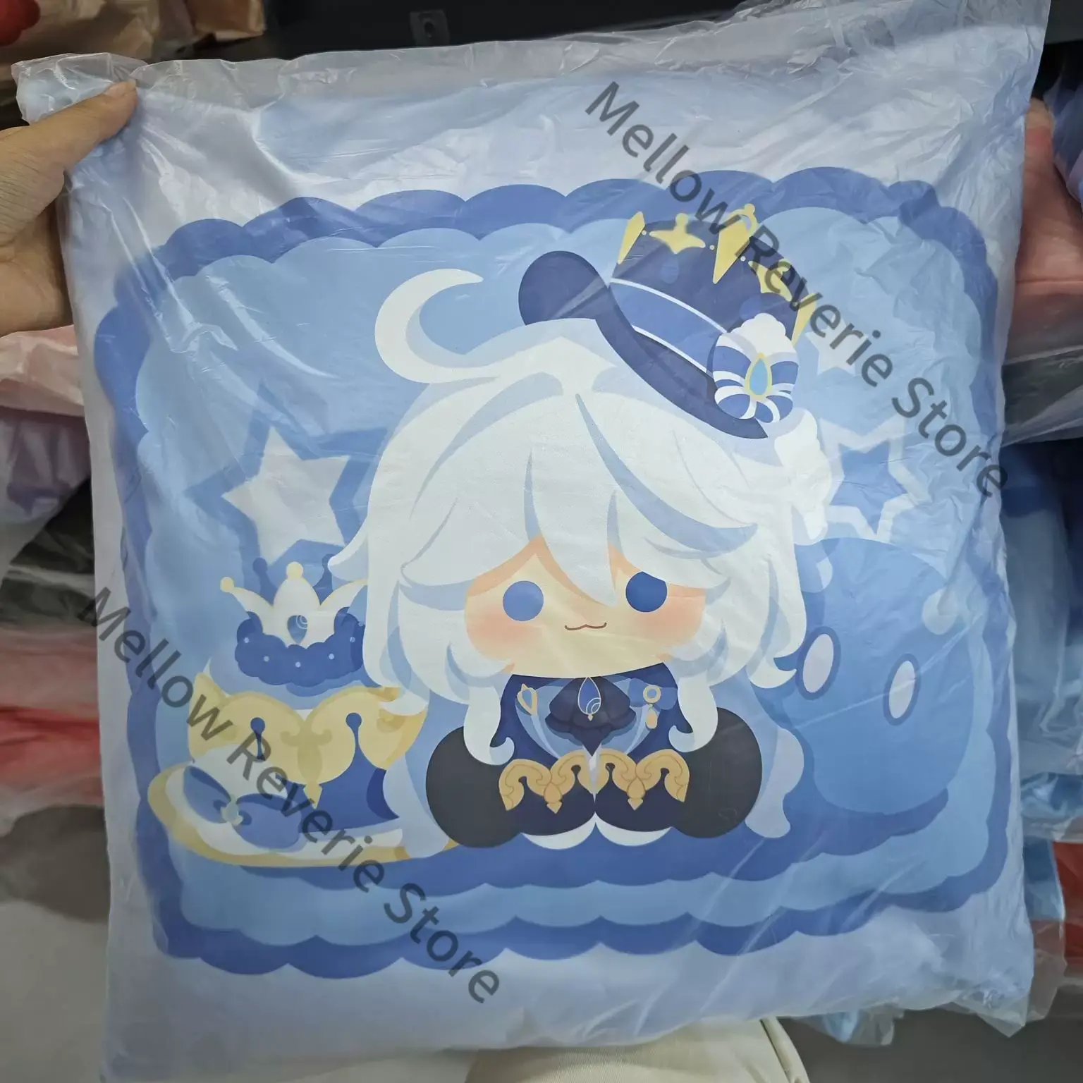 Genshin Impact, kostum Furina, - Throw Pillow ulasan dan harga