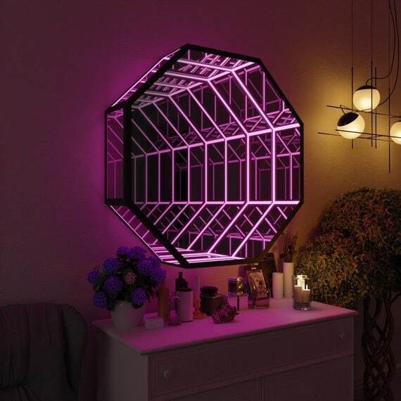 Terowongan Cermin Infinity 3D  - Decorative Mirror ulasan dan harga