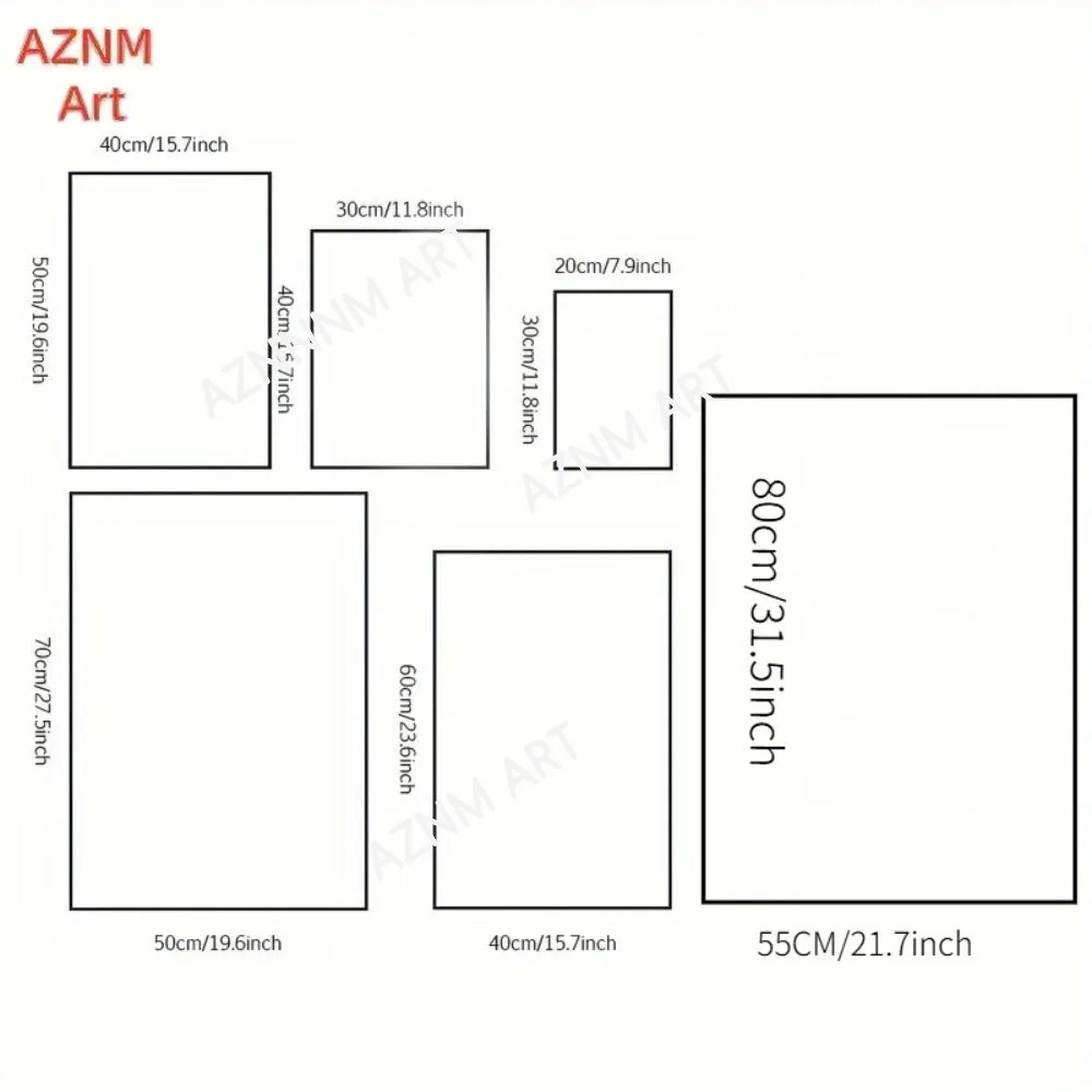 1/2 Buah Set Cetakan Seni Bung - Abstract Canvas Set ulasan dan harga